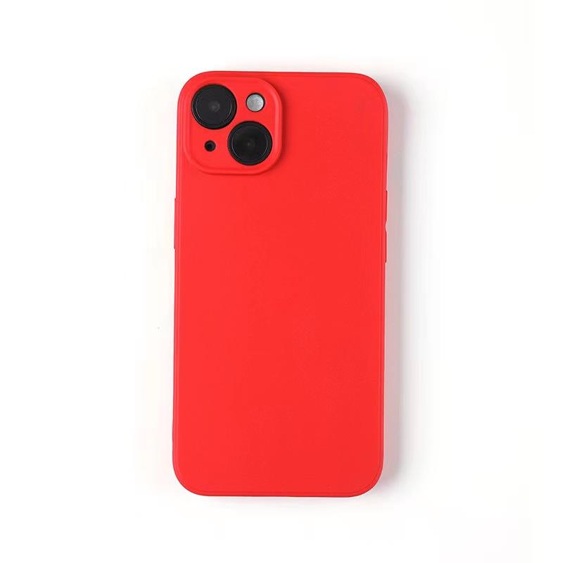 Жидкий силиконовый чехол для iPhone 11 12 13 14 15 16 Plus 16 Pro Max 13 Mini Soft Candy Cover Fundas