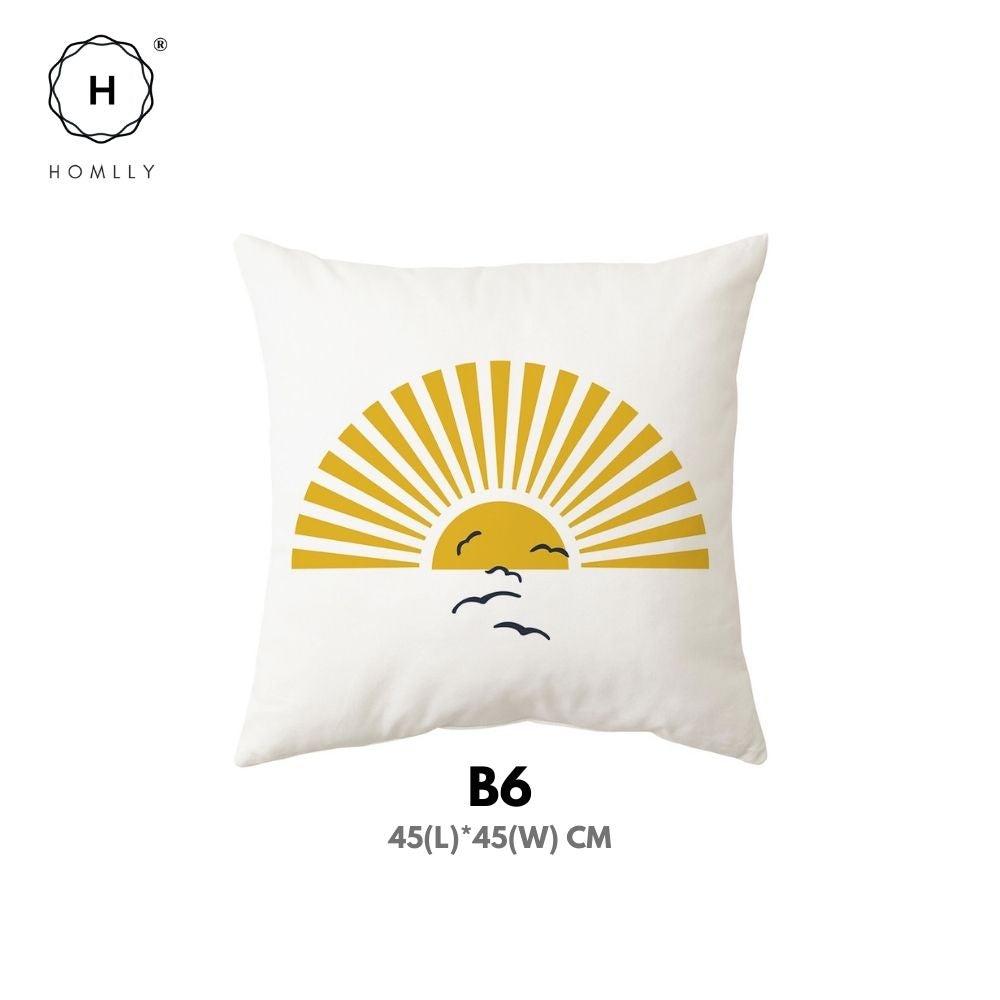 Homlly Nordic Morandi I Decorative Cushion Sofa Pillow Cover Case (2PCS)
