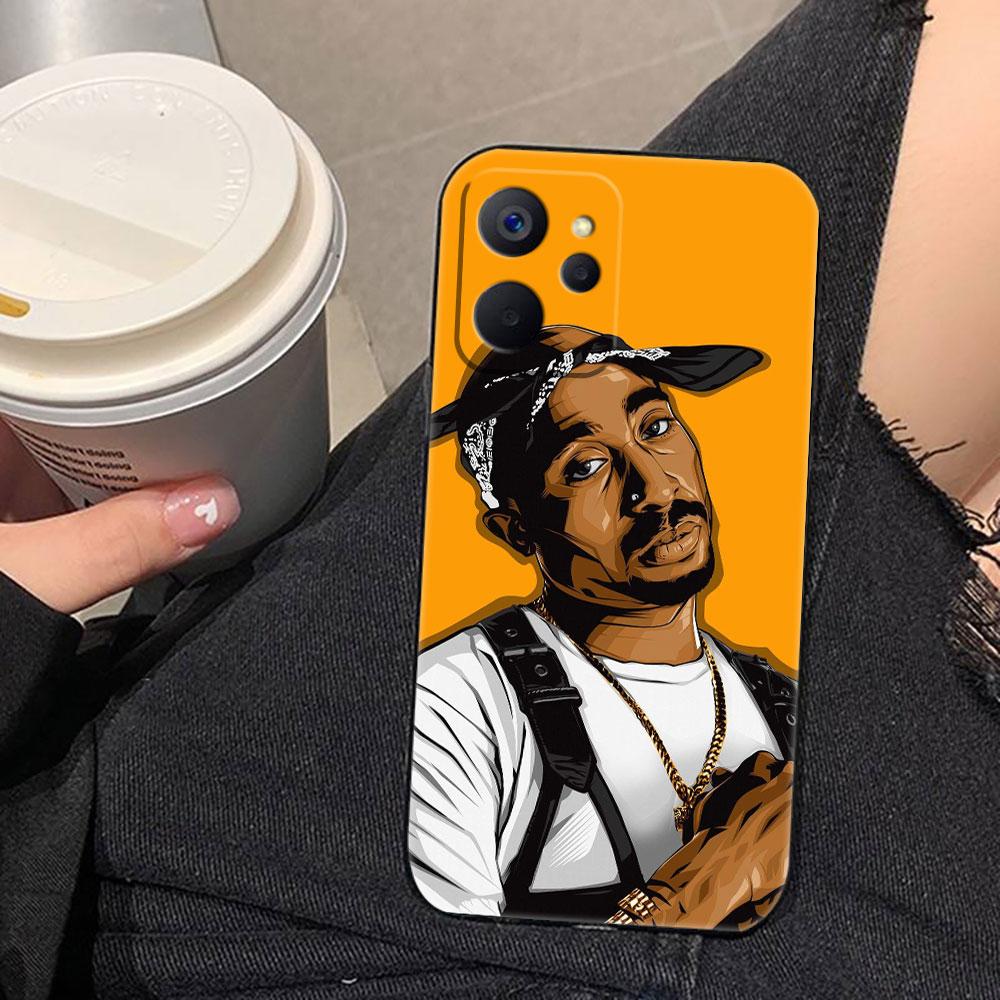 Чехол для телефона с изображением рэпера 2pac Tupac Yinuoda для Realme C75 C71 C65 C63 C55 C53 C35 C33 C30 C21 C11 7 6 5 GT NEO 2 NARZO 50 X50 50I