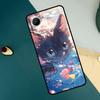 Забавный милый кот Для Realme C67 C53 C55 C75 C71 C61 C33 C63 C51 C65 11 12 13 14 15 Pro Plus GT6 GT7 Pro Чехол