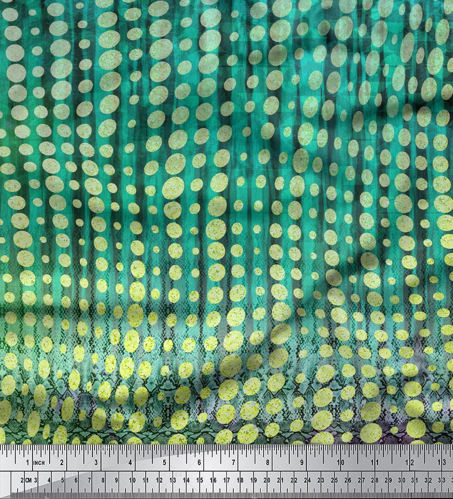 Soimoi Ткань японский креп-сатин этнический панельный принт ткань на метр 42 дюйма