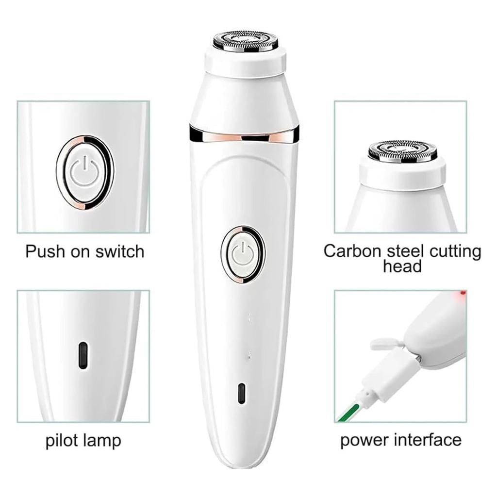 Женский эпилятор для лица, удаление волос на лице для женщин, бритва для тела 7 в 1, подходит для лица, тела, ног, подмышек (7 В 1)