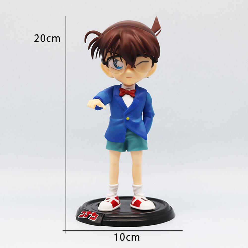 Hot 20cm Anime Detective Edogawa Kudou Shinichi figure PVC Figure Doll Collection Display Toy Model Decoration Gift In Stock