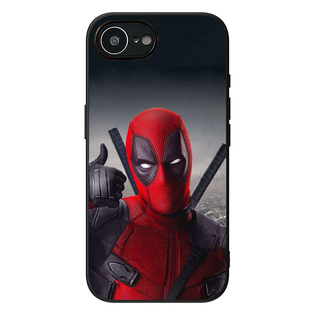Чехол Marvel Deadpool Супергерой для Samsung Galaxy A25 A37 A57 A12 A14 A31 A41 A50 A51 A70 A71 A72 A21S A04 M15 Note 20 9 8 10