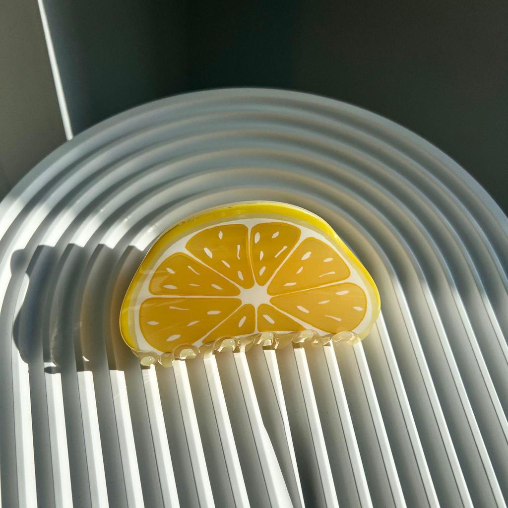 Большая акриловая заколка-краб для волос класса люкс для женщин - Летний свежий аксессуар для прически