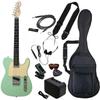 PhotoGenic Electric Guitar Beginner Beginner Set TL Type Surf Green Wrench TL-180/SFG [Soft Case/Shield/Mini