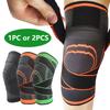1PC or 2PCS Knee Pads Sports Pressurized Elastic Kneepad Support Fitness Basketball Volleyball Brace Joints Protector