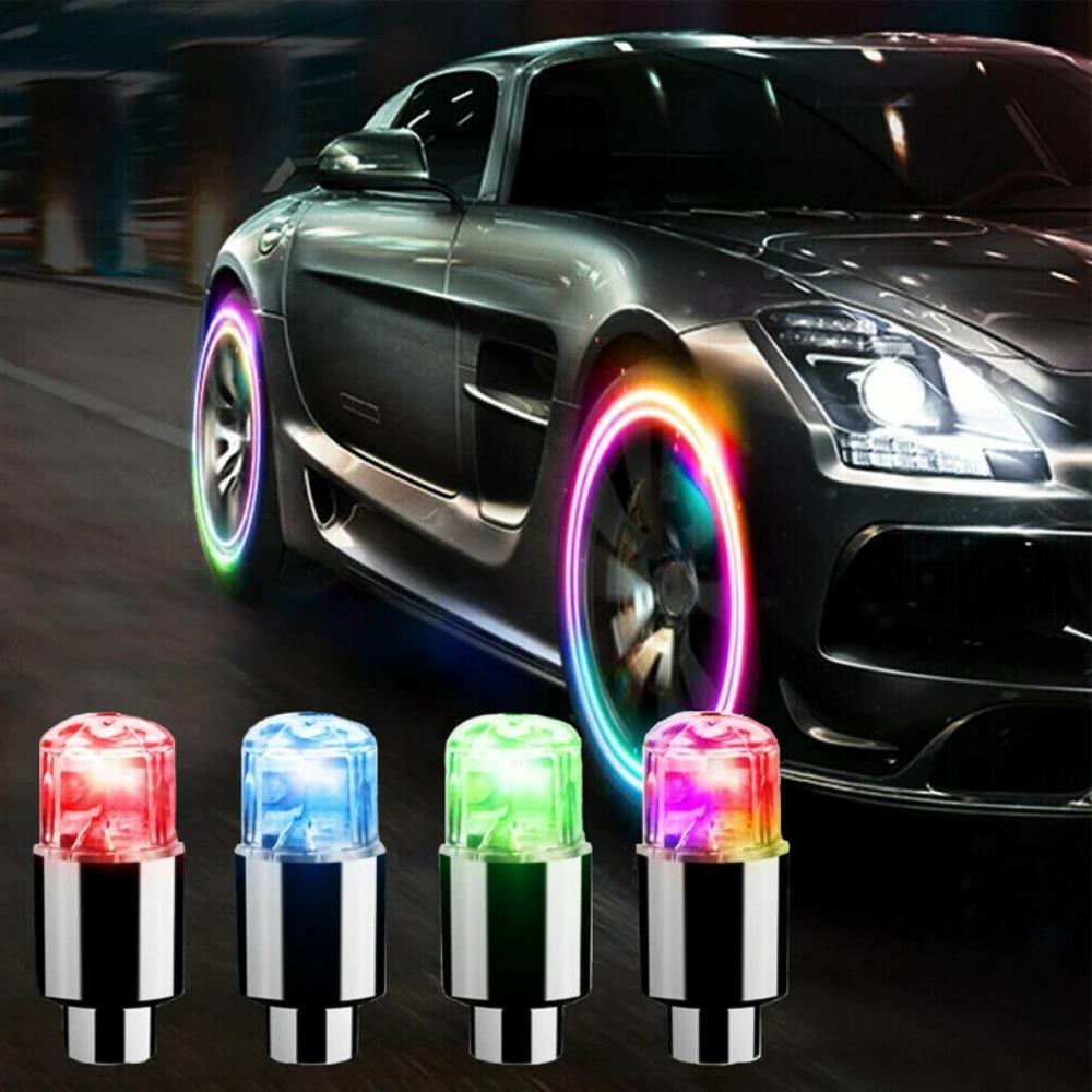 Durable Wheel Lights Waterproof Flashing Light Easy To Install Neon Light Bulb  Electric Vehicles
