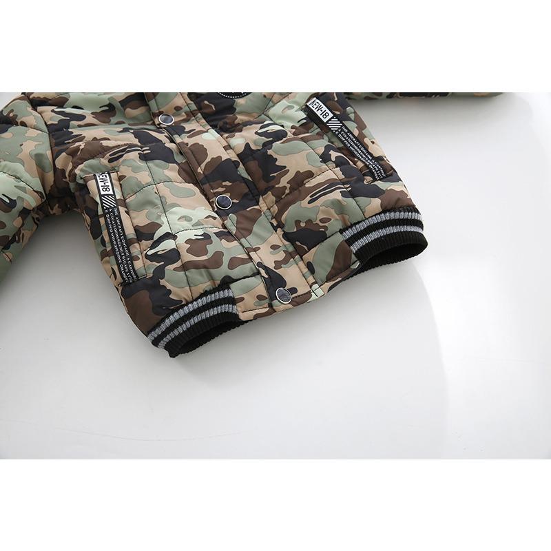 Утепленная парка Kinder Jungen Winterjacke Dicker Mantel Stepp Mantel Stepp Kapuze