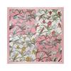 90cm Satin Printed Headscarf, Classic Floral Large Scarf, Women’s Shawl
