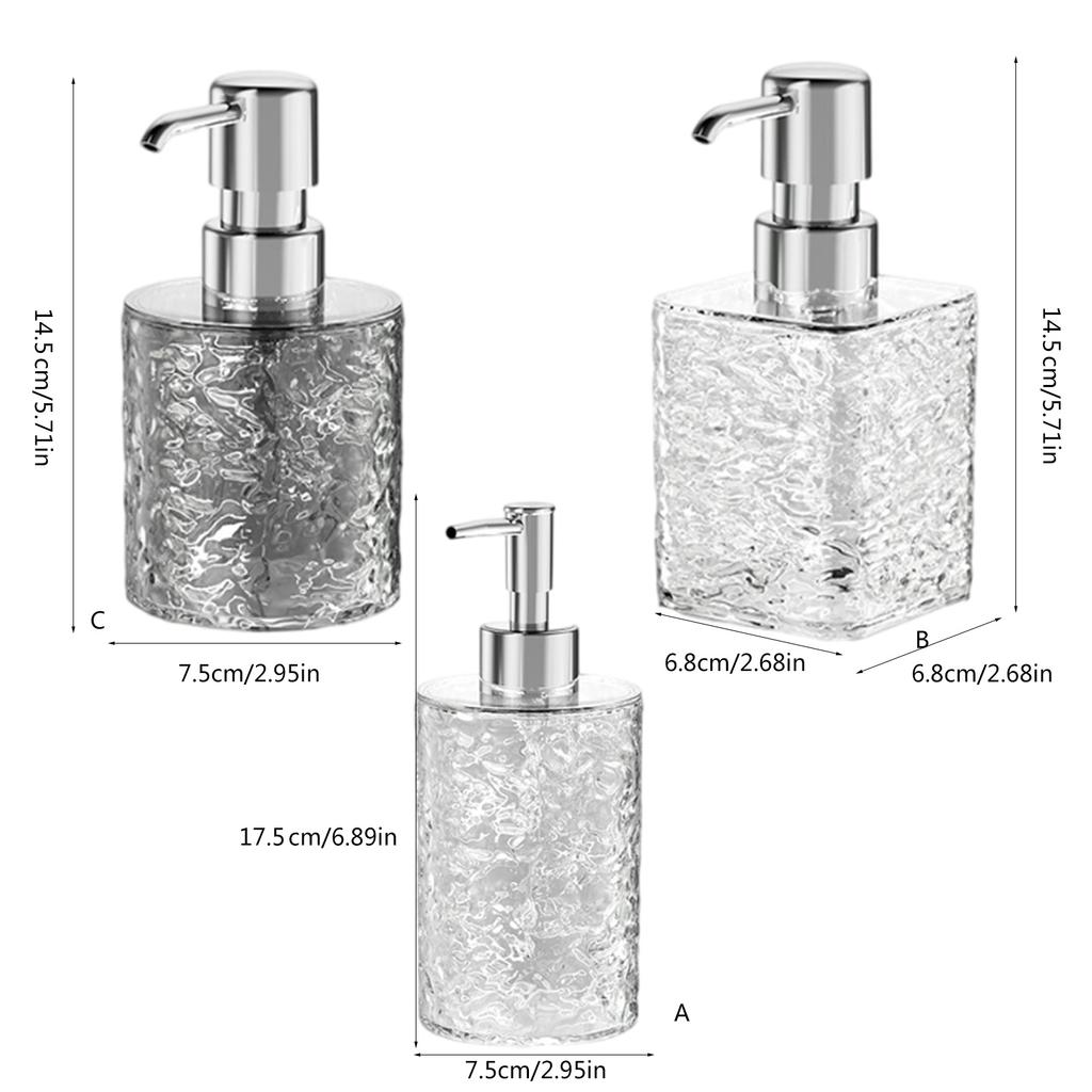Travel Portable Liquid Soap Foaming Press Pump Dispenser Empty Bottle for Easy Liquid Storage and Leak Proof Designs