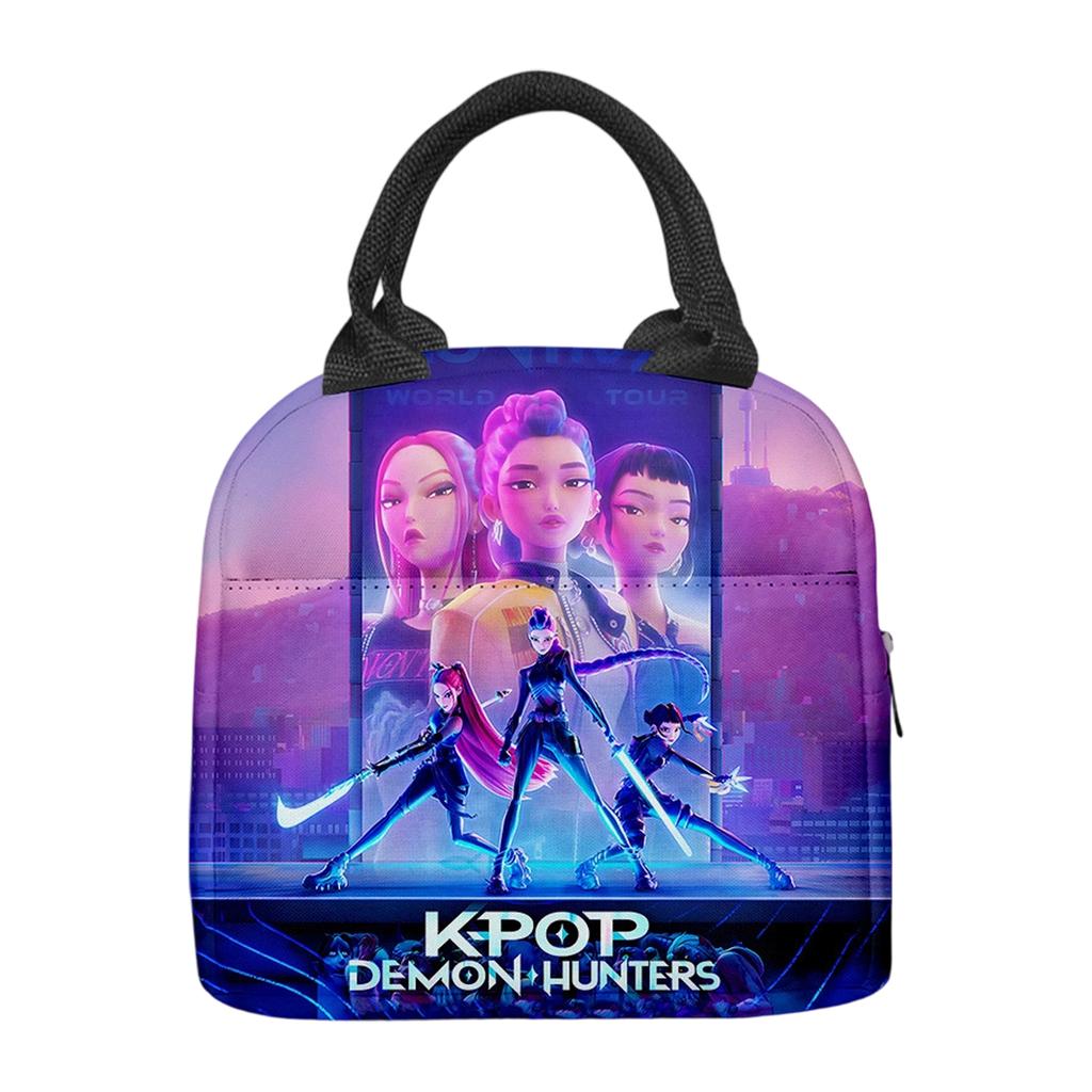 Персонализированная печатная сумка для ланча, модная сумка