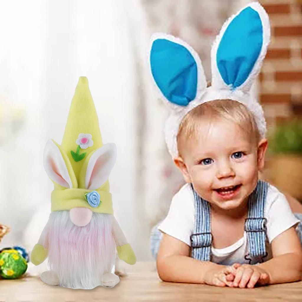 Пасхальный Весенний Кролик Кукла Гоблин Гном Ткань Безликая Кукла Орнамент