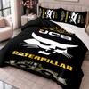 JCB 3Pcs Bedding Set Duvet Cover With Two Pillowcases For Bedroom Home Decoration