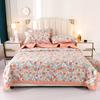 1PC Garden Florals Pattern Summer Quilt Natural Cotton High Quality Air Condition Quilt Skin-friendly Breathable Thin Blanket