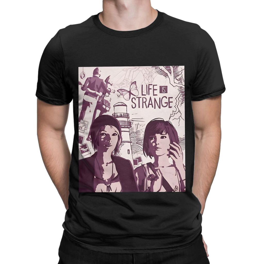 Life is strange purple Funny Graphic 100 Cotton TShirt Life Is Strange Tees Tops For Unisex