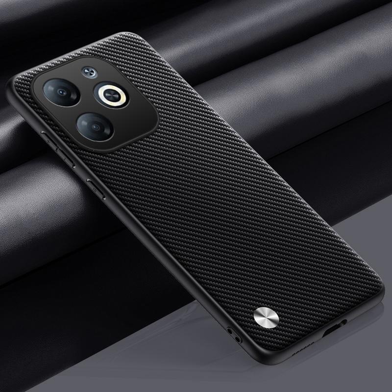Роскошный чехол из искусственной кожи для Infinix Smart 8, задняя крышка, матовый силиконовый противоударный чехол для телефона с полной защитой для Infinix Smart8
