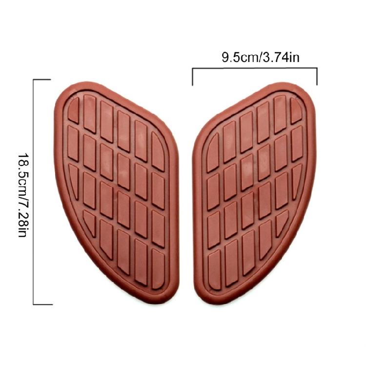 Easy to Install Motorcycle Tanks Pad with Wear Resistant Rubber Motorcycle Knee Grip Tanks Pads Motorcycle Accessories