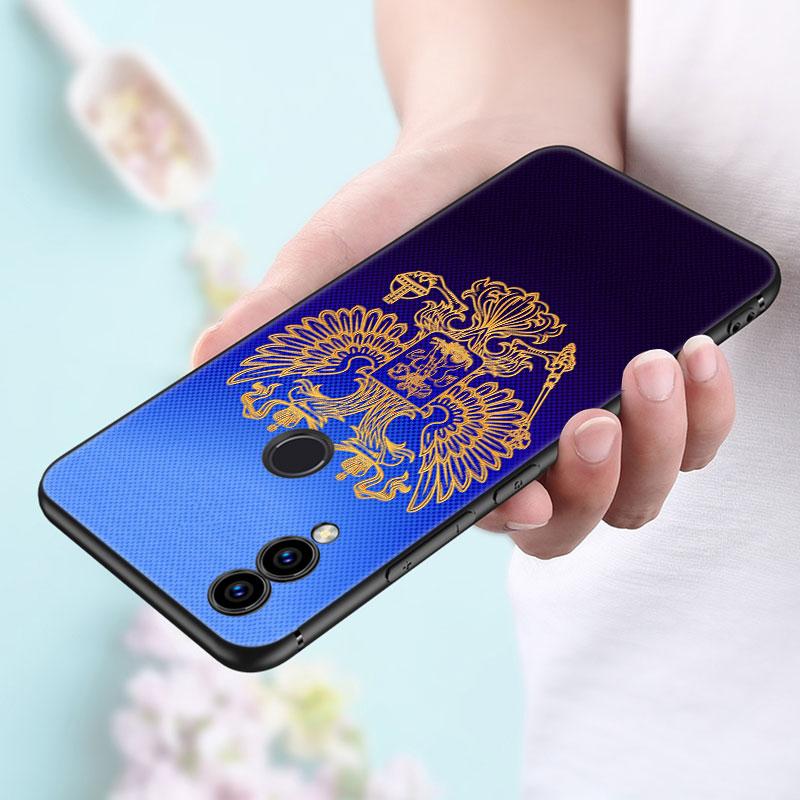 Чехол с гербом России и российского флага для Huawei Honor 10X Lite 7A 7S 8A 8S 8C 8X 9A 9C 10i 20i 30i 20S 20E 9X Pro 10 8 Lite