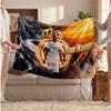 Jude Bellingham Personalized Fleece Blanket With Football Logo, Custom Name Text Soft Warm Home Throw Blanket