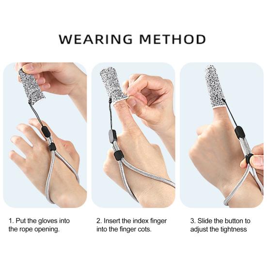 Fishing Finger Protector Single Finger Fishing Glove Anti-cut Wear-Resistant One Finger Cover for Throwing Casting Fishing Control Line