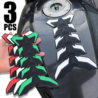Наклейка на топливный бак мотоцикла Fishbone, масляный бак мотоцикла, 3D резиновые наклейки Fishbone, аксессуары для модификации экстерьера мотоцикла
