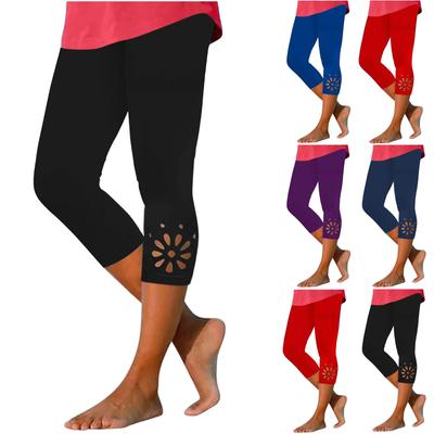 Женские летние эластичные укороченные брюки с высокой талией и шнурком, повседневные облегающие широкие брюки, укороченные брюки