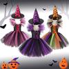 2025 Trending Kids' Witch Tutu Halloween Masquerade Costume Skirt