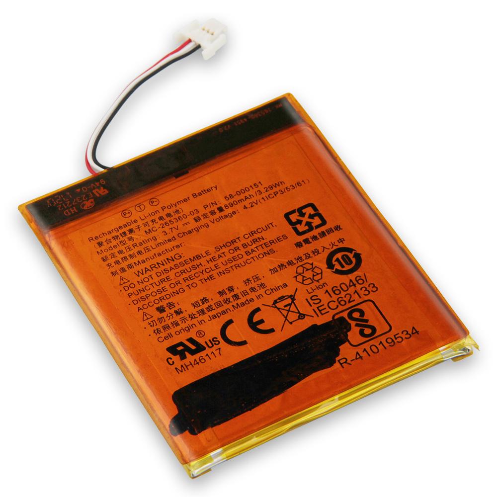 Replacement Battery 265360 for Amazon Paperwhite Kindle 7 8 58-000151 58-000083 265360-03 890mAh + Tools
