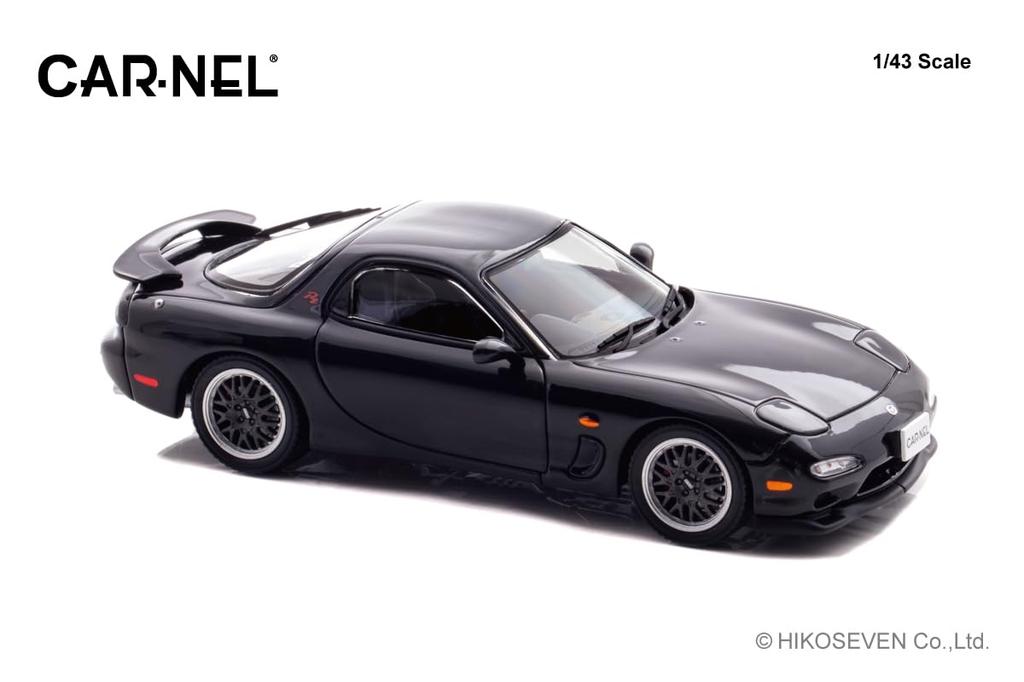 Hiko Seven CARNEL Масштабная модель Mazda Type RZ 1998 Brilliant Black Готовая модель CN439813 1/43 RX-7 (ФД3С)