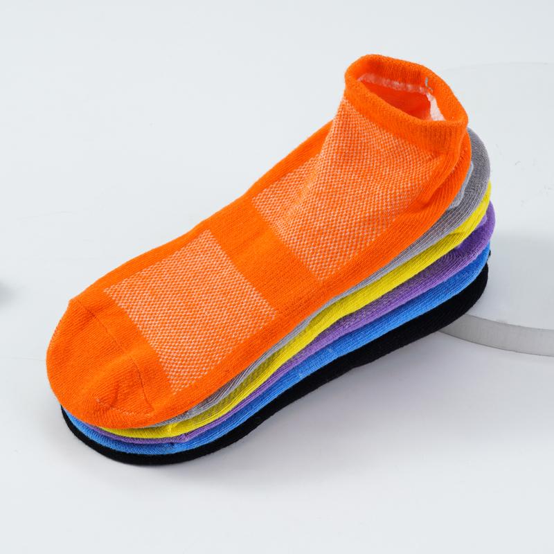 1 пара женских быстросохнущих нескользящих носков для йоги больших размеров, дышащие хлопковые носки для танцев и фитнеса, детские носки-тапочки