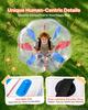 VEVOR 2-Pack Inflatable Bumper Balls 1.2m Human Bubble for Teens Blue+Red, for Backyard, Camping, Picnic, Park, Lawn, and Outdoor Team Gameplay