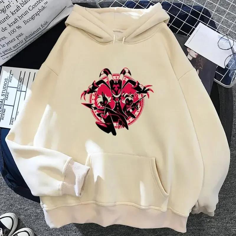 Popular Anime Pattern Printed Hooded Men's and Women's Casual Loose Hooded Sweatshirt Unisex Streetwear