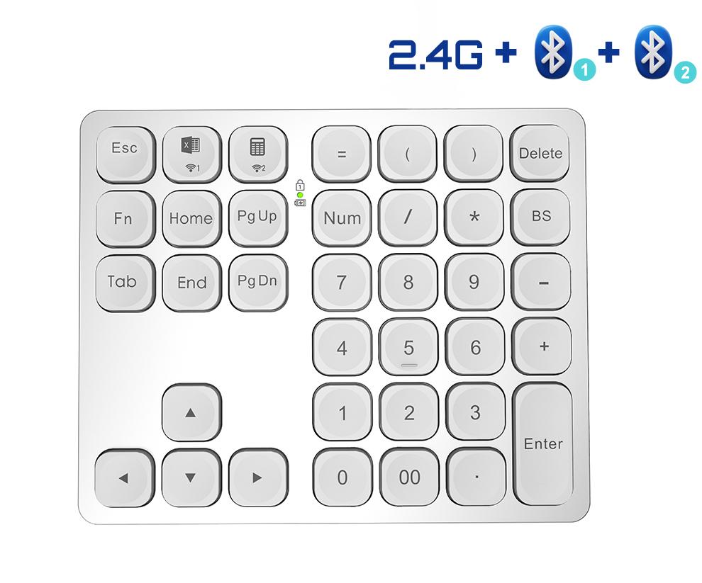 JOMAA 36 клавиш Bluetooth цифровая клавиатура Беспроводная перезаряжаемая цифровая клавиатура ультратонкая цифровая клавиатура для ноутбука iPad