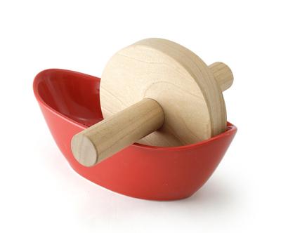 ZERO JAPAN Ступка для трав с деревянным пестиком (вишня в цвету) KTZ-002 К Помидор, Ш160 x Г74 x В55мм