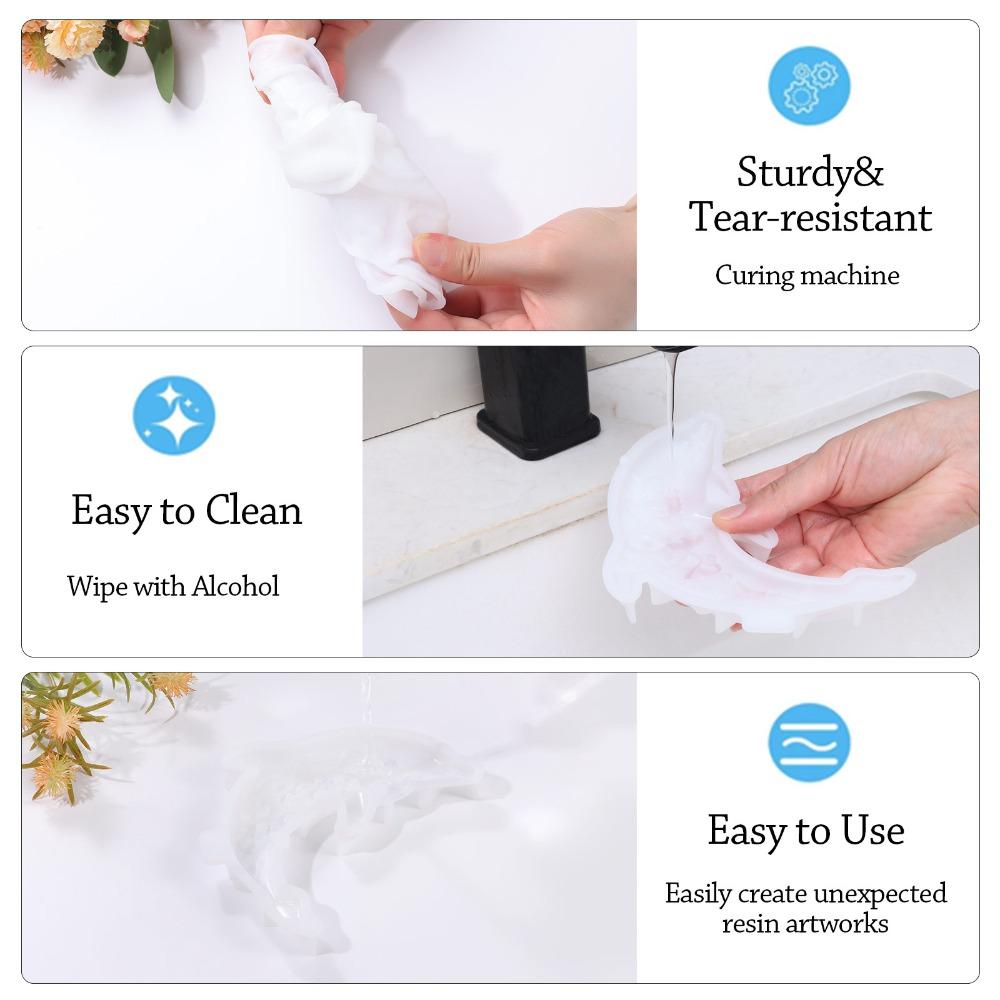 Crabs Silicone Molds Fish Gypsum Mold New 3D Resin Crafts Silicone Mold  Home Decoration