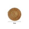 Wicker Anti-scald Mat Table MatBowl MatPlate Mat Heat Insulation Mat Teapot Mat Cup Mat SupportWoven Tea Ceremony Mat