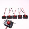 Новый набор 5 шт. Автомобильные, лодочные, автофургоны DIY Аксессуары Мини-тумблер 24 В ВКЛ ВЫКЛ Переключатель с проводом 3А Тумблер