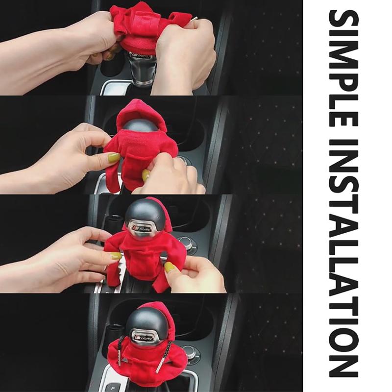 Крышка рычага переключения передач автомобиля, ручка переключения передач, чехол с капюшоном, украшение, подходит для ручного и автоматического рычага переключения передач автомобиля, аксессуары для интерьера