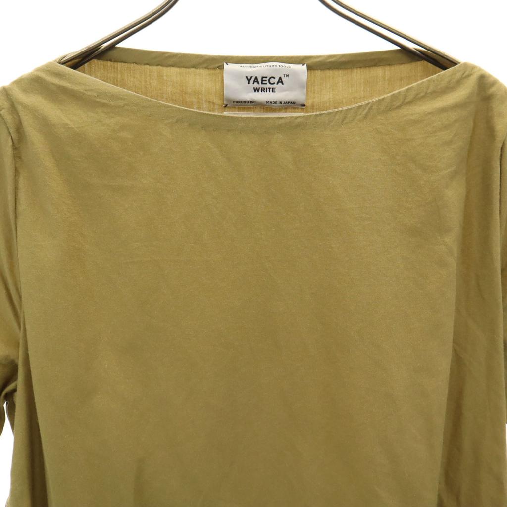 YAECA сделано в Японии Короткий рукав Длинное платье M хаки Женский Б/у