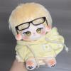 Plastic Doll Glasses 20CM Plush Doll Dollhouse Props Cute Mini Clear Lens Eyeglasses  Girl's Toy