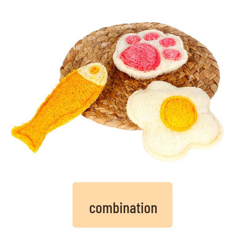 Luffa Pet Chew & Dental Cat Toy