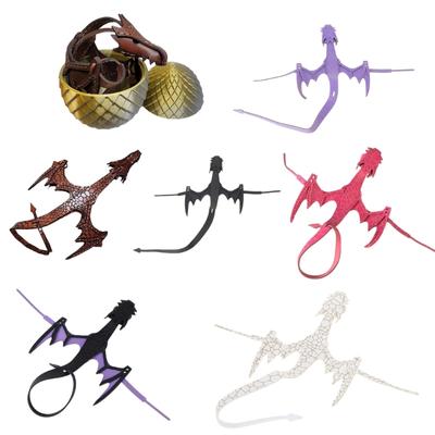 Регулируемая длина, цепочка из искусственной кожи, браслет с драконом, манжета для косплея, повязка на руку для любителей фэнтези, уникальный аксессуар