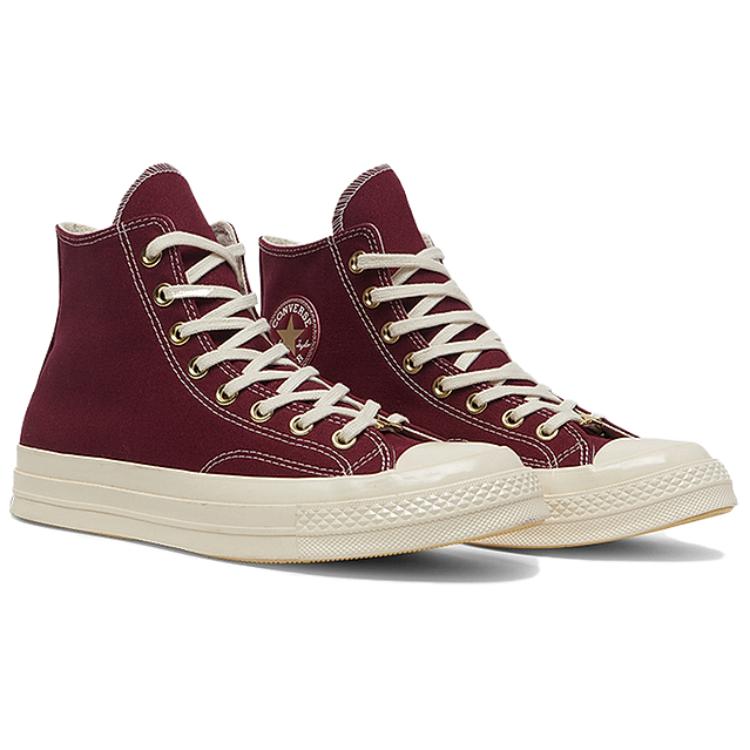 Converse Chuck Taylor Удобная Мода Высокие парусиновые кеды Унисекс Кроссовки Красный A12463C