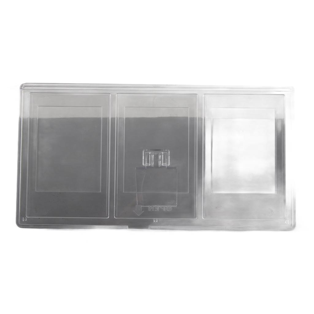 Mini 3 Inch 3 Grid Table Photo Frame Transparent 3 Boxes Digital Picture Frame for Home Desktop Office