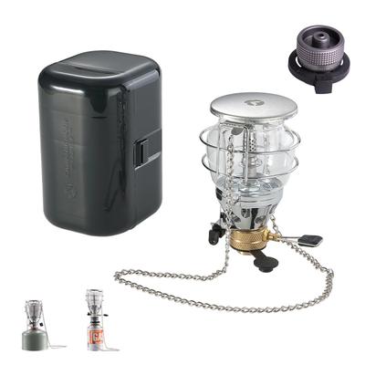 CAMPING MOON T-4-CB Портативный мини-газовый фонарь 2-в-1 для кемпинга, Совместим с баллонами OD и CB