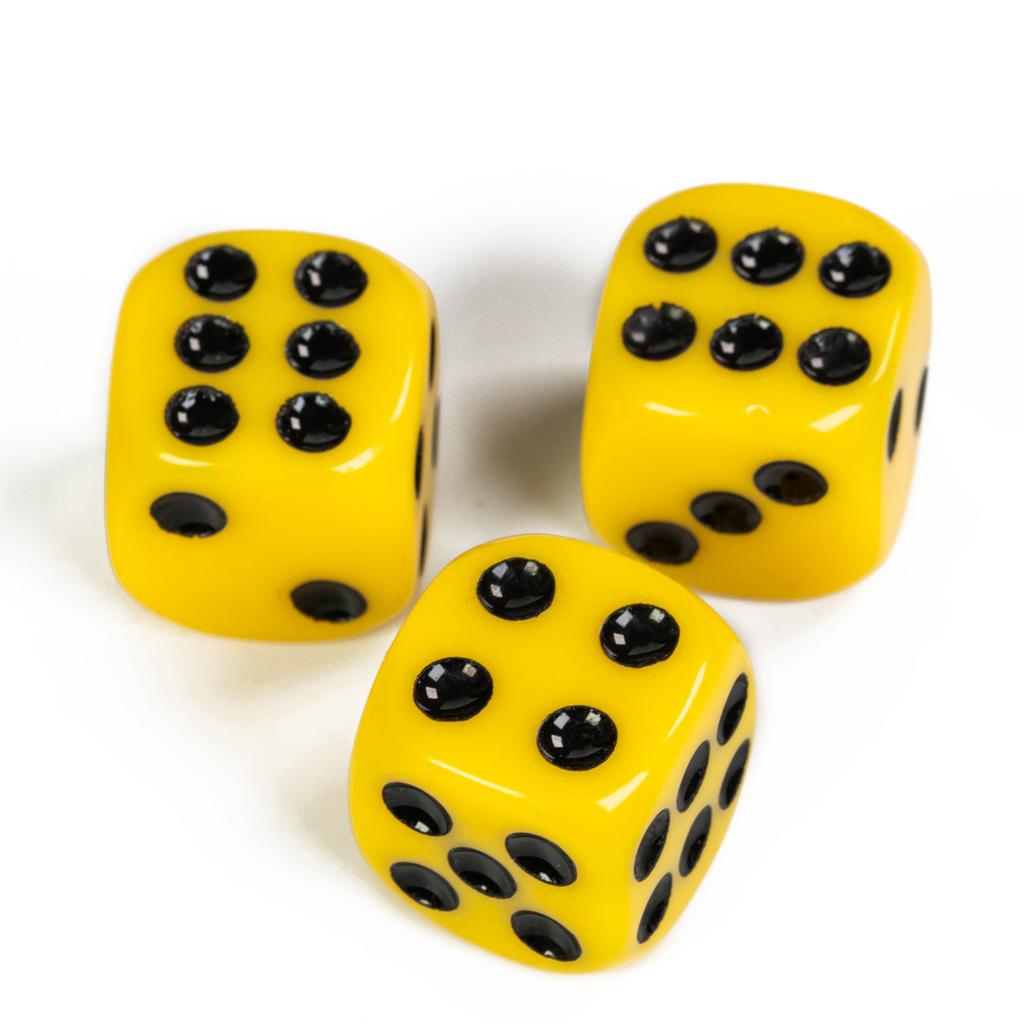 Poludie 10 шт. D6 шестигранные игральные кости 16 мм забавные игровые кости для ролевых игр, клубных азартных игр, настольных вечеринок, барных настольных игр, аксессуары для настольных игр