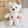 Adorable Plush Backpack Bear Keychain Cute Fluffy Stuffed Doll Pendant