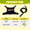 Bearded Dragon Leash and Harness Adjustable - Bearded Dragon Leash and Harness Set with Lizard Luminous Leash for Amphibians Chameleons Small Pet