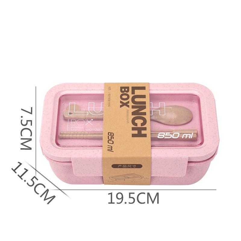 Коробка для обеда из пшеничной соломы в японском стиле. Студенты приносят посуду и коробки для обеда. Коробка для еды с микроволновой печью, сохраняющая свежесть.